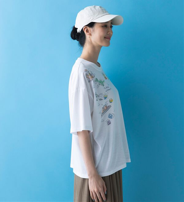 「＜Ｄｉｓｎｅｙ＞綿混素材ゆるっとＴシャツ（カットソー）」｜詳細画像