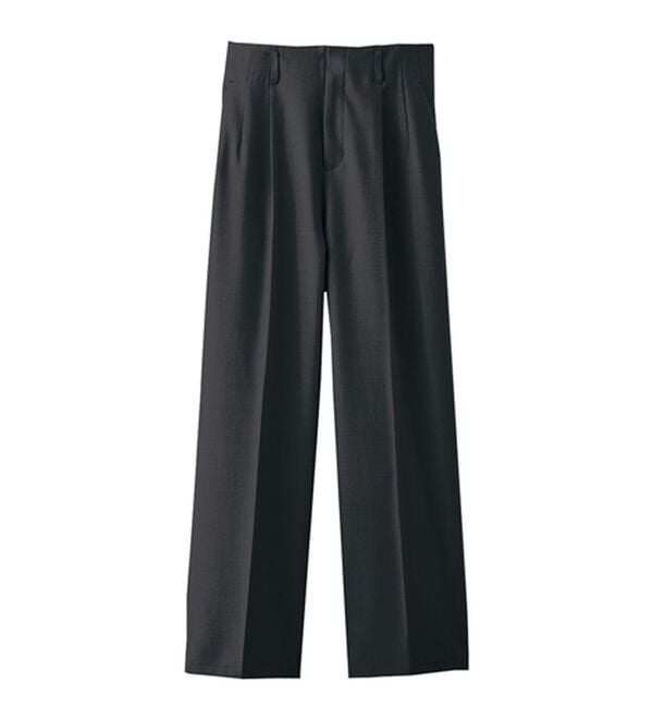 BELLUNA（ベルーナ）の「シワになりにくい！麻調ワイドパンツ（ワイドパンツ・ガウチョ）」｜詳細画像