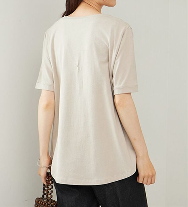 BELLUNA（ベルーナ）の「ヒンヤリ！着映えプリントプルオーバー（カットソー）」｜詳細画像