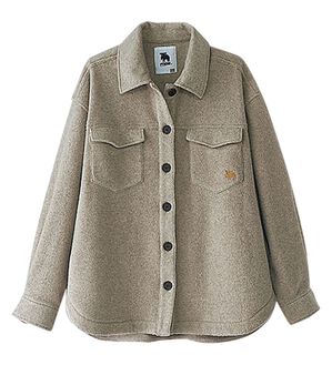 BELLUNA（ベルーナ）の「＜ｍｏｚ＞フリースシャツジャケット（その他ジャケット）」｜アイボリー