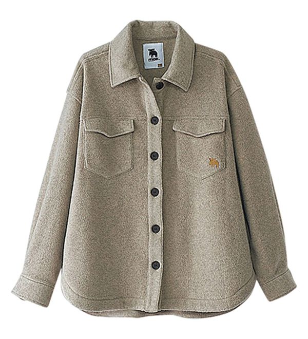 BELLUNA（ベルーナ）の「＜ｍｏｚ＞フリースシャツジャケット（その他ジャケット）」｜アイボリー