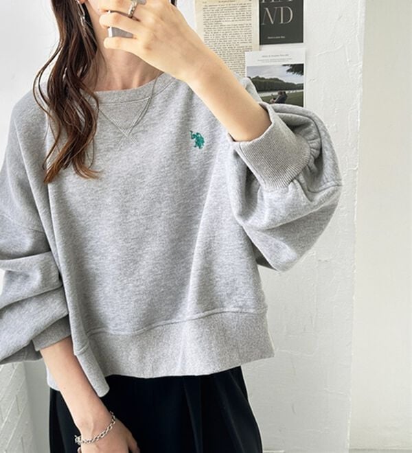 GeeRA（ジーラ）の「【Ｕ．Ｓ．ＰＯＬＯ　ＡＳＳＮ】ショートスウェット（トレーナー・スウェット）」｜詳細画像