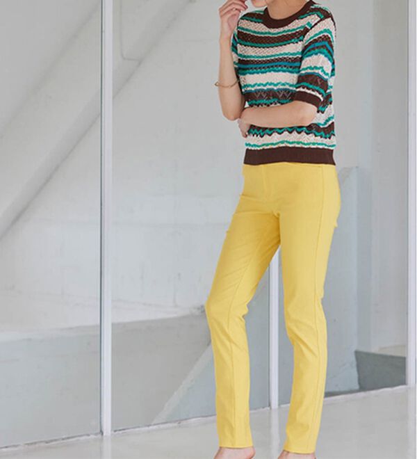 RANAN（ラナン）の「マルチボーダーサマーニット（ニット・セーター）」｜詳細画像