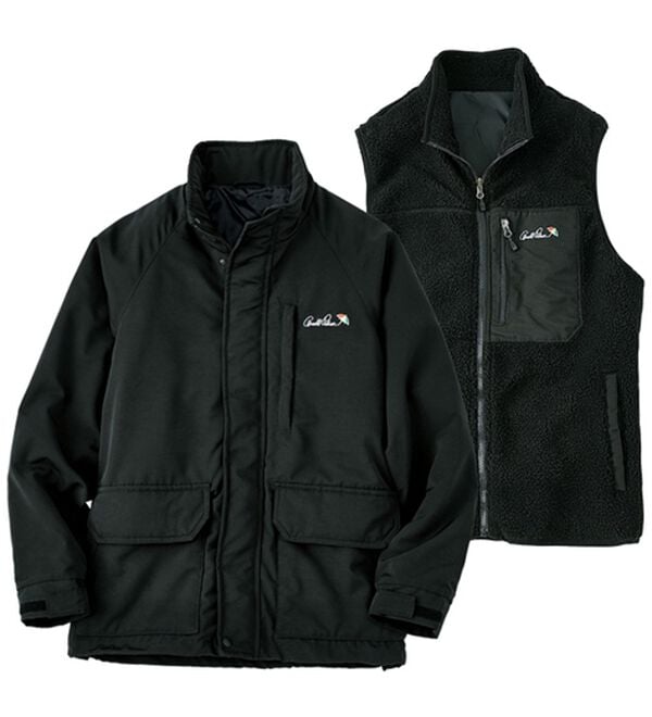 「＜アーノルド　パーマー＞体温調節に便利！３ＷＡＹジャケット（メンズジャケット）」｜ブラック