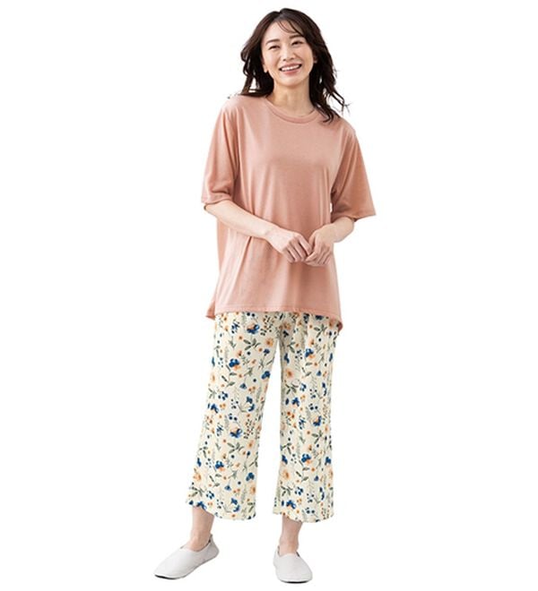 LAVIENNE（ラヴィエンヌ）の「【寝苦しさにさよなら】風がス～っと肌さら！涼しいメッシュ使いパジャマ（パジャマ・ルームウェア）」｜詳細画像