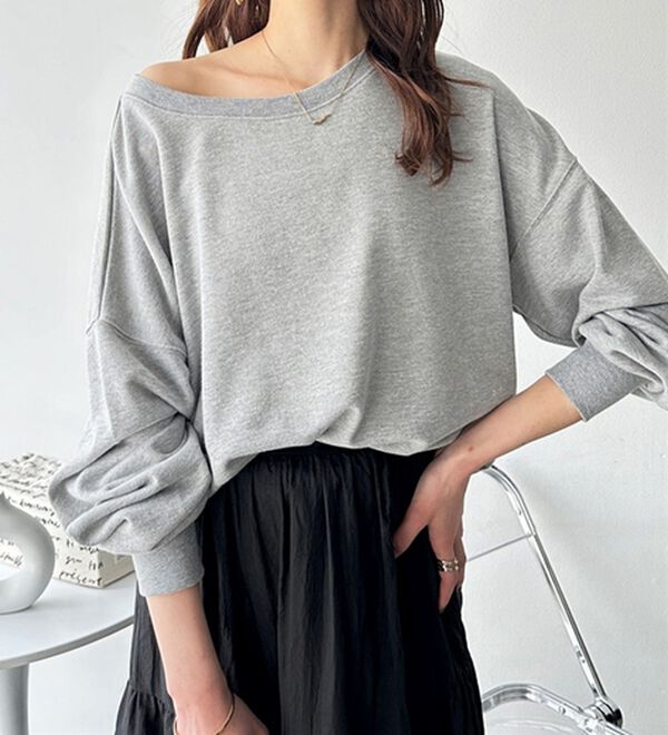 GeeRA（ジーラ）の「着回し自在！柔らか裏毛スウェット（カットソー）」｜詳細画像