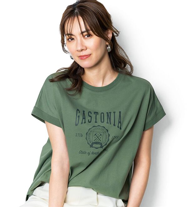 BELLUNA（ベルーナ）の「ひんやリッチコットン大人のゆったりドルマンＴシャツ（カットソー）」｜詳細画像