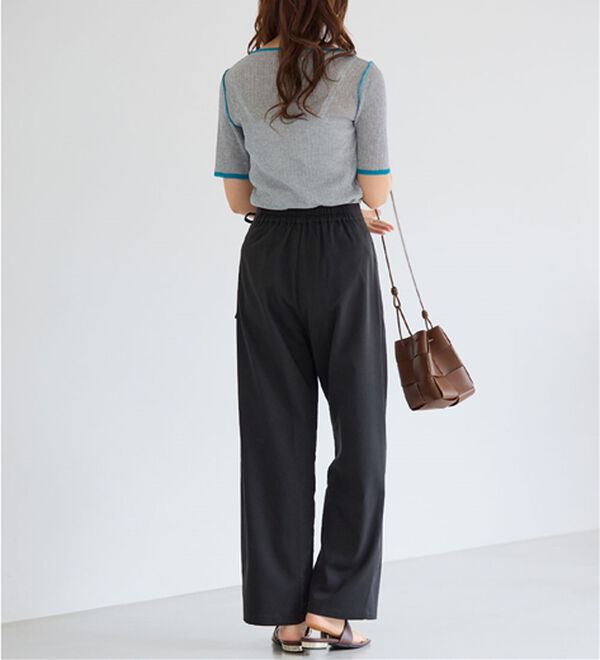 alotta（アロッタ）の「ラップリボンスラックス（フルレングスパンツ）」｜詳細画像