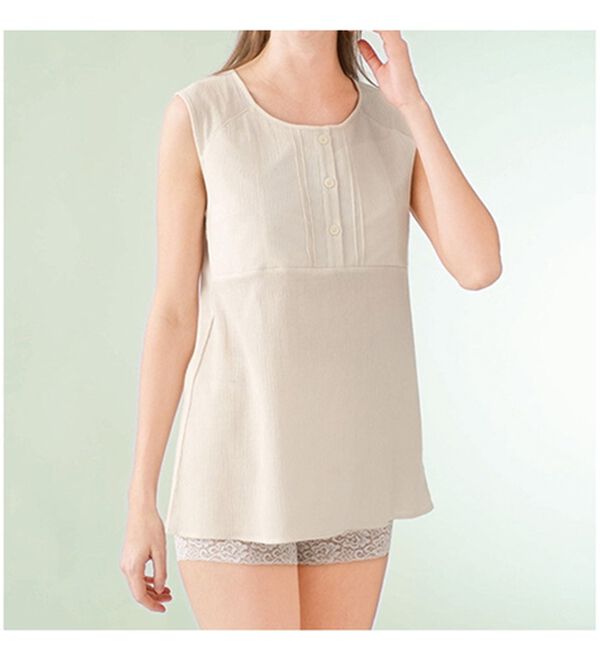 「【４色組】サラッと涼しい楊柳ブラキャミ（肌着・インナーウェア）」｜詳細画像