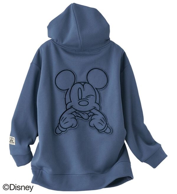 BELLUNA（ベルーナ）の「＜Ｄｉｓｎｅｙ＞【ミッキー】アップリケデザインゆるパーカー（ブルゾン）」｜詳細画像