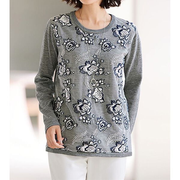 BELLUNA（ベルーナ）の「レース刺しゅうカーディガンアンサンブル（アンサンブル）」｜詳細画像