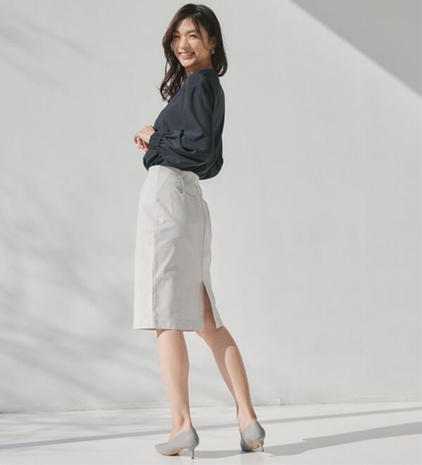 夏に嬉しい機能付！ストレッチタイトスカート - ベルーナ【公式】 