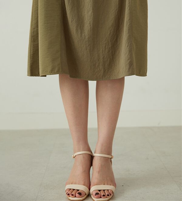 BELLUNA（ベルーナ）の「サイドバックル異素材切替ワンピース（その他ワンピース）」｜詳細画像