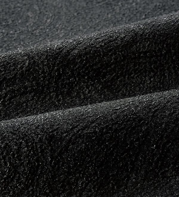 「日本製　ちりめんジャカードスタンドシャツ（メンズシャツ）」｜詳細画像