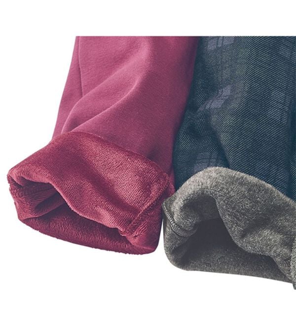 BELLUNA（ベルーナ）の「まるで着る毛布！静電防止付裏ファーニットリブトレーナー（トレーナー・スウェット）」｜詳細画像