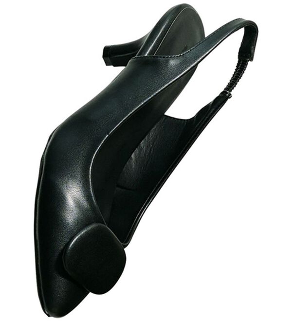 RANAN（ラナン）の「モチーフデザインバックストラップパンプス（パンプス）」｜ブラック