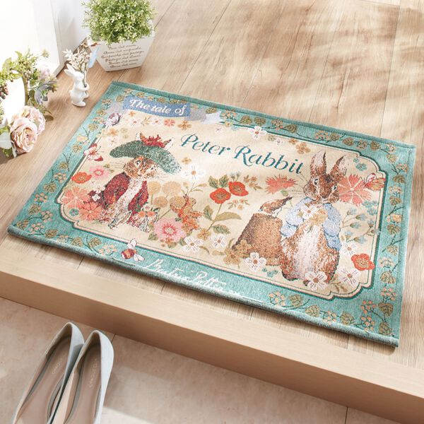 【新品未使用タグ付】ピーターラビット　シェニール織　シェニールアートギャラリー 新品未使用タグ付】ピーターラビット シェニール織 シェニール