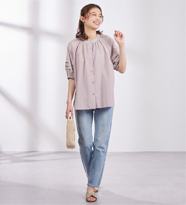 Viola e Viola（ヴィオラ エ ヴィオラ）の「ふんわりタック袖ブラウス（ブラウス）」｜詳細画像