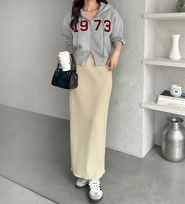 GeeRA（ジーラ）の「セルフカット美脚魅せタイトスカート（ロングスカート）」｜詳細画像