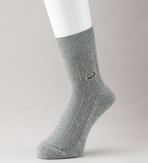 「【５足組】＜クロコダイル＞履き心地に拘る綿混ソックス（メンズ靴下・タイツ）」｜詳細画像