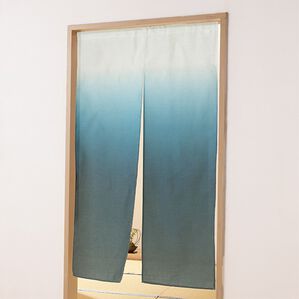 「色の移ろいが美しいグラデーションのれん（のれん・間仕切り・カフェカーテン）」｜あおなみ