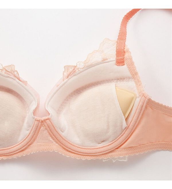 LAVIENNE（ラヴィエンヌ）の「＜ワコール＞Ｗｉｎｇ　Ｌｅｓｉａｇｅ（レシアージュ）やさしくフィット　ブラ（ブラジャー）」｜詳細画像