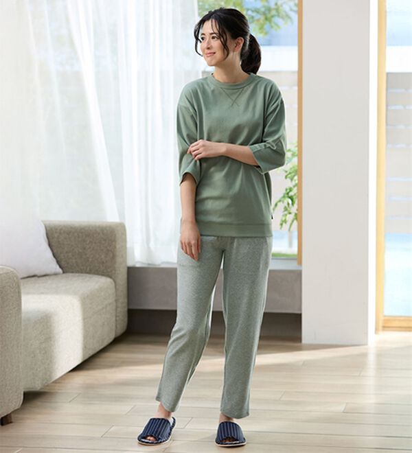 「【３本組】肌に優しい綿１００％なめらかスムースパンツ（メンズルームウェア）」｜詳細画像