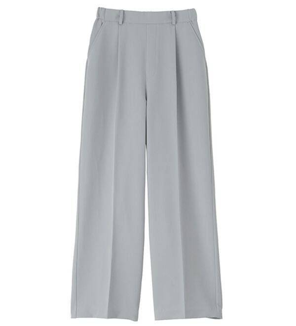 RANAN（ラナン）の「【選べる２丈】機能付！美脚シルエットセンタープレスワイドパンツ（フルレングスパンツ）」｜詳細画像