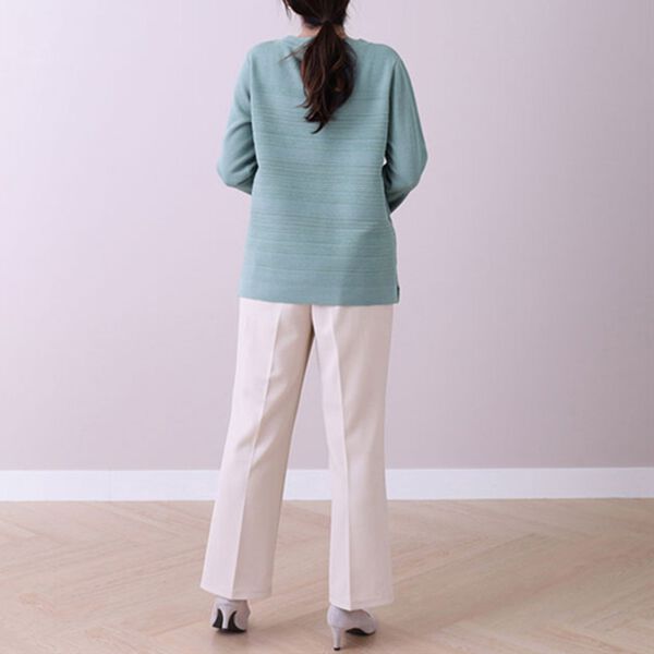 BELLUNA（ベルーナ）の「ミラノリブニットラメ使いプルオーバー（ニット・セーター）」｜詳細画像