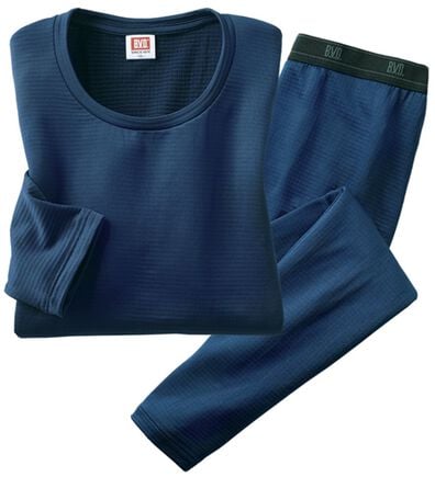 「＜ＢＶＤ＞瞬暖（Ｒ）グリッドテック上下組（メンズ肌着・インナーウェア）」