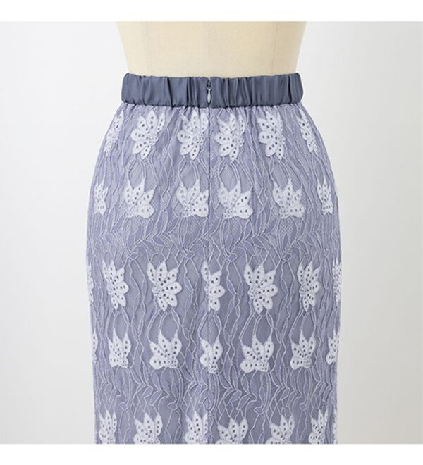 配色レースナロースカート - ベルーナ【公式】 