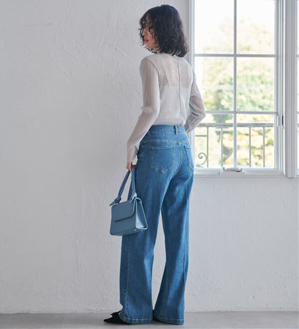 RANAN（ラナン）の「前後2wayラメプリーツハイネックプルオーバー（カットソー）」｜詳細画像