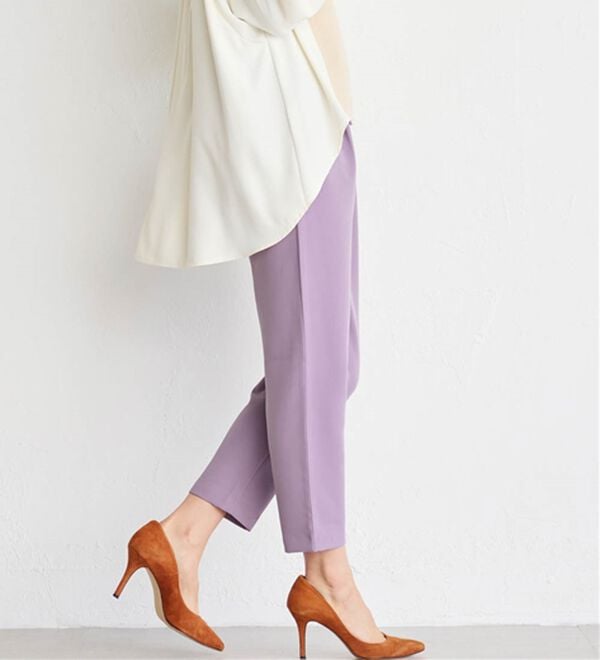 RANAN（ラナン）の「あったか！裏起毛美脚シルエットタックパンツ（フルレングスパンツ）」｜詳細画像