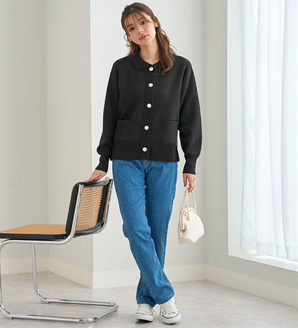 BELLUNA（ベルーナ）の「新！裏起毛スーパーストレッチ素材デニムパンツ（フルレングスパンツ）」｜詳細画像