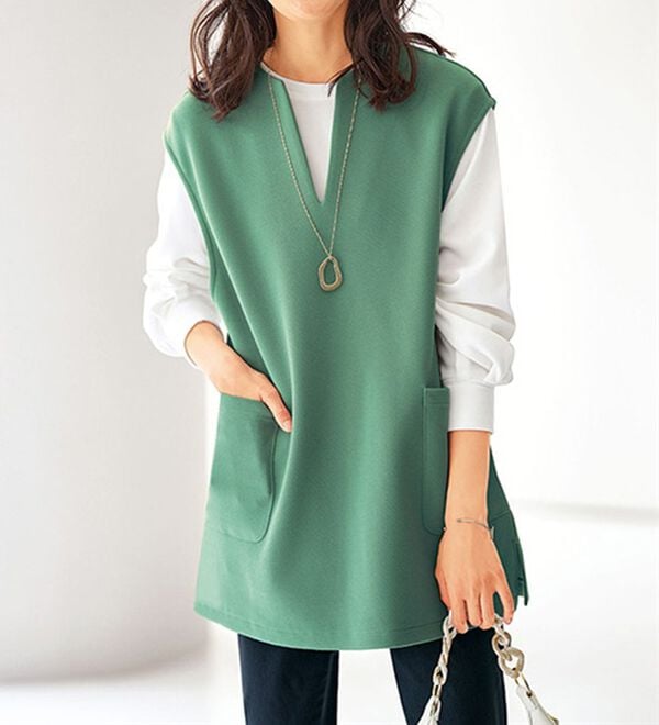 BELLUNA（ベルーナ）の「ポケット付ベストアンサンブル（アンサンブル）」｜詳細画像