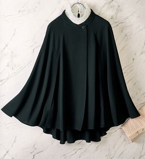 ルフラン（ルフラン）の「着回し便利なフォーマルポンチョ（ブラックフォーマル（喪服・礼服））」｜詳細画像