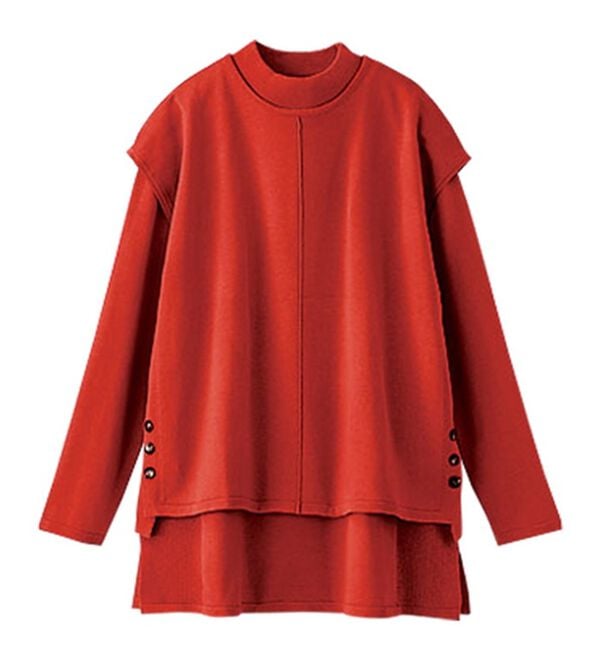 BELLUNA（ベルーナ）の「ベスト付ニットチュニックアンサンブル（アンサンブル）」｜詳細画像