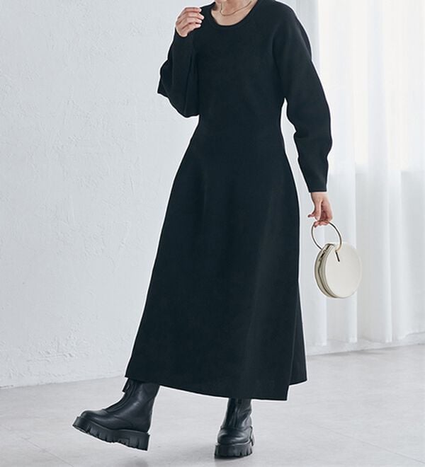 RANAN（ラナン）の「コクーンシルエットニットワンピ（ニットワンピース）」｜詳細画像