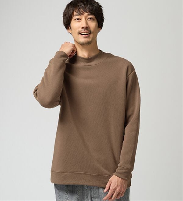 REMEN'S（リメンズ）の「【裏起毛】スタンドネックトレーナー（メンズトレーナー）」｜詳細画像