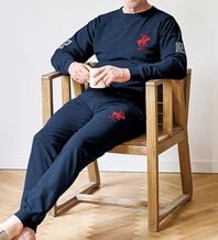 「＜ビバリーヒルズ・ポロクラブ＞裏起毛セットアップスーツ（メンズルームウェア）」