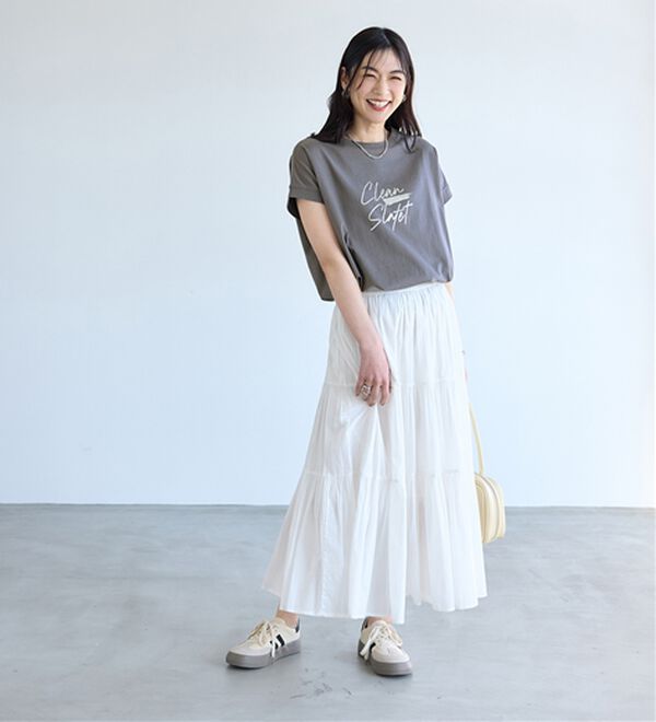 BELLUNA（ベルーナ）の「ひんやリッチコットン大人のゆったりドルマンＴシャツ（カットソー）」｜詳細画像