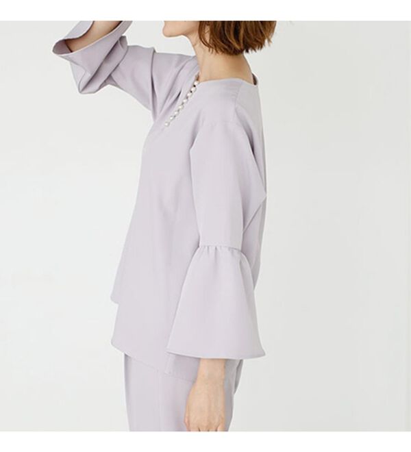 GeeRA（ジーラ）の「パールデザインセットアップ（パンツスーツ）」｜詳細画像