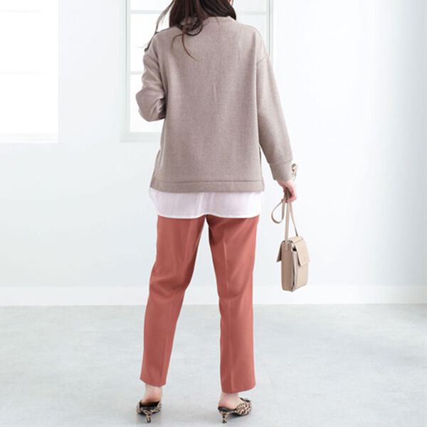 BELLUNA（ベルーナ）の「肩ボタン布帛切替チュニック（チュニック）」｜詳細画像