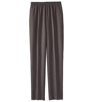 BELLUNA（ベルーナ）の「日本製上品素材のゆったりパンツ（フルレングスパンツ）」｜ブラウン