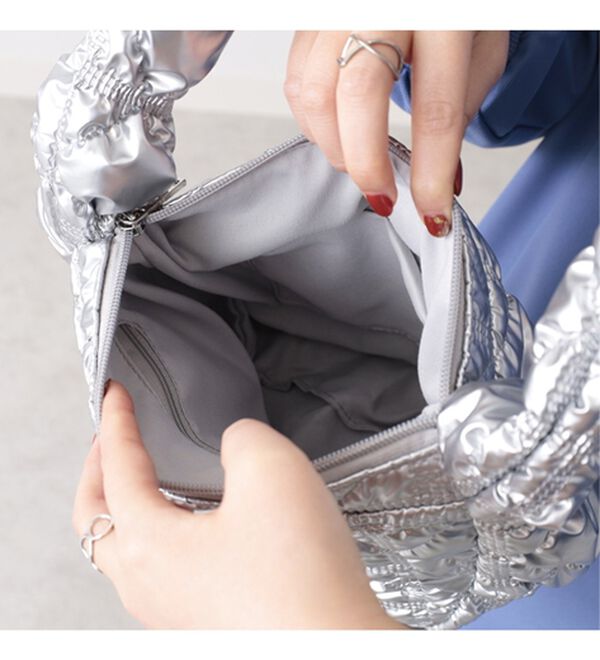 BELLUNA（ベルーナ）の「ぽこぽこ素材ショルダーバッグ（その他バッグ）」｜詳細画像