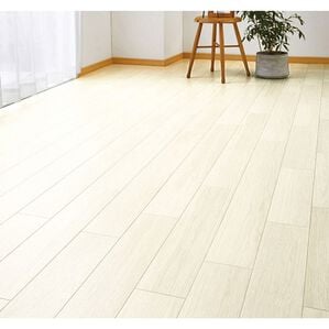 iellio（イエリオ）の「多機能クッションフロアシート＜簡単ロール式・フローリング調・防水・はっ水・日本製・抗菌・防カビ・防炎＞（カーペット）」｜ホワイトオーク