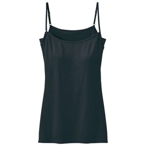 YU'NOW（ユナウ）の「ベーシック汗取りインナー　カップ付キャミソール（肌着・インナーウェア）」｜ブラック