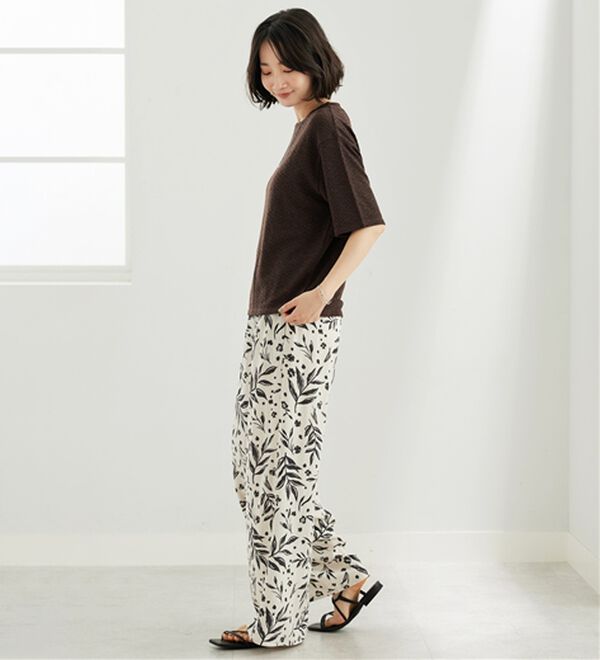 BELLUNA（ベルーナ）の「ジャカード素材プルオーバー（カットソー）」｜詳細画像