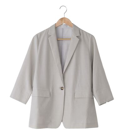 BELLUNA（ベルーナ）の「麻調素材テーラードジャケット（その他ジャケット）」