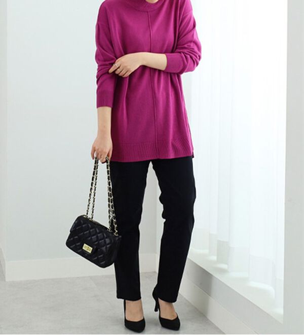 BELLUNA（ベルーナ）の「嬉しい機能付！スマートシルエット美脚ラインパンツ（フルレングスパンツ）」｜詳細画像